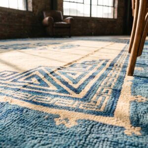 Antique Chinese - Peking Chinese Knotted Rug (SKU 17510) - in-room detail