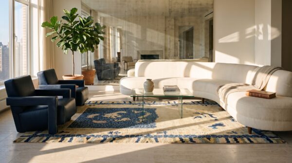 Antique chinese - peking chinese allover knotted rug (sku 24856) - room view