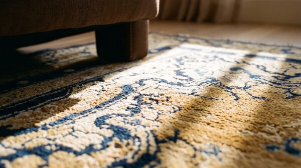 Antique chinese - peking chinese allover medallion knotted rug 10 Antique chinese - peking chinese allover medallion knotted rug (sku 24854) - in-room detail