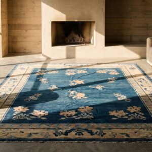 Antique Chinese - Peking Blue 1880s Rug (SKU 22945) - room view