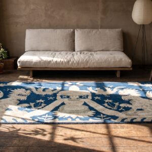 Antique Chinese - Peking China - Peking Knotted Rug (SKU 22730) - room view