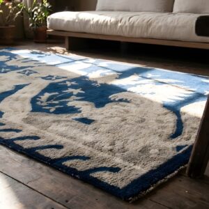 Antique Chinese - Peking China - Peking Knotted Rug (SKU 22730) - in-room detail