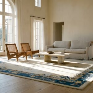 Antique Chinese - Peking Chinese Floral, Medallion Rug (SKU 24906) - room view