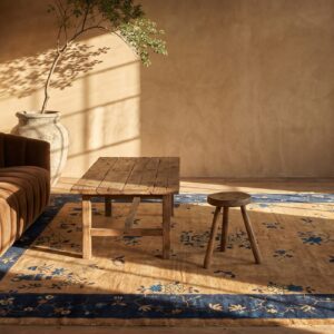 Antique Chinese - Peking Room Size Wool Gray Rug (SKU 22598) - room view