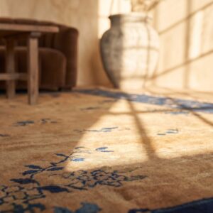 Antique Chinese - Peking Room Size Wool Gray Rug (SKU 22598) - in-room detail