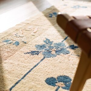 Antique Chinese - Peking Room Size Wool Ivory Rug (SKU 24848) - in-room detail