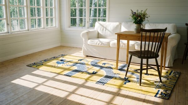 Antique chinese pillar carpet yellow hallway runner rug 8 Antique chinese pillar carpet yellow hallway runner rug (sku 25194) - room view