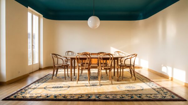 Antique chinese room size wool camel, red rug 10 Antique chinese room size wool camel, red rug (sku 24095) - room view