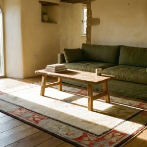 Antique Chinese - Tibetan Ivory 1925 Rug (SKU 25641) - room view