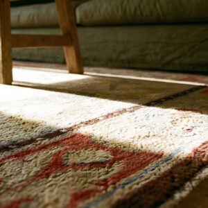 Antique Chinese - Tibetan Ivory 1925 Rug (SKU 25641) - in-room detail