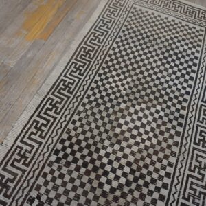 Antique Chinese - Tibetan Ivory 1930s Rug (SKU 25758) - room view