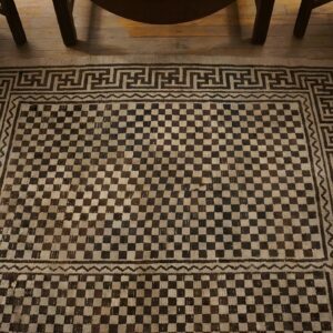 Antique Chinese - Tibetan Ivory 1930s Rug (SKU 25758) - in-room detail