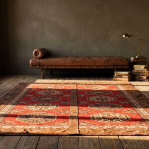 Coral Antique Turkish - Anatolian Turkish Knotted Rug (SKU 22313) - room view