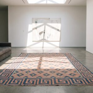 Antique Dhurrie Hallway Runner Wool Multicolor Rug (SKU 21159) - room view