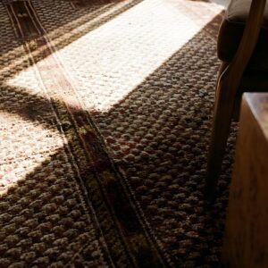 Antique Ersari - Beshir Turkmenistan Knotted Rug (SKU 25326) - in-room detail