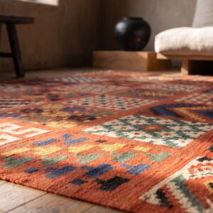 Antique Gafsa Tunisia Knotted Rug (SKU 20884) - in-room detail