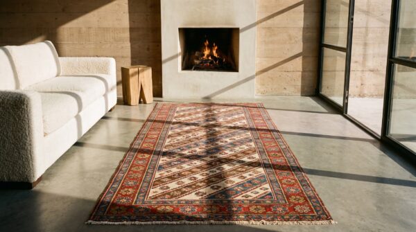 Antique ganjeh caucasian hallway runner rug 9 Antique ganjeh caucasian hallway runner rug (sku 20012) - room view