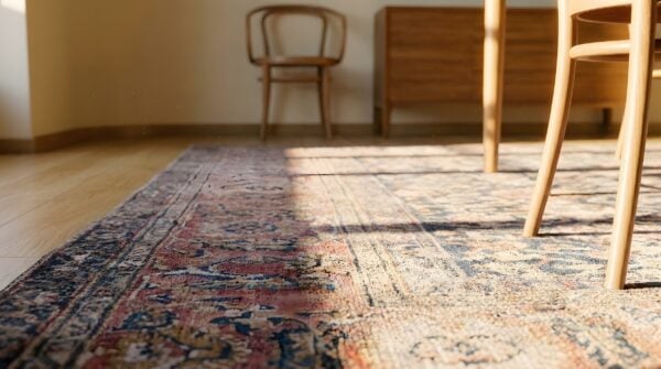 Gray tribal room size antique persian wool pile malayer rug 10 Gray tribal room size antique persian wool pile malayer rug (sku 25405) - in-room detail