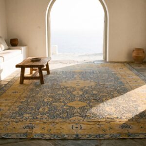 Antique Indian Oversized Large Oversized Big Rug Wool (SKU 19662) - room view