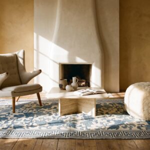 Antique Japanese Japan Knotted Rug (SKU 23301) - room view