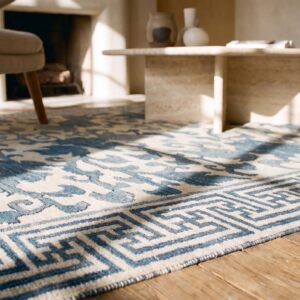 Antique Japanese Japan Knotted Rug (SKU 23301) - in-room detail