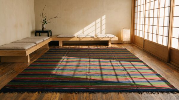 Antique kilim - anatolian turkish knotted rug 12 Antique kilim - anatolian turkish knotted rug (sku 22771) - room view