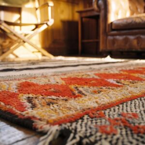 Antique Kilim - Moroccan Moroccan Knotted Rug (SKU 21591) - in-room detail