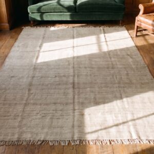 Antique Kilim - N.W. Persian Persian Ivory 1930s Rug (SKU 19545) - styled overhead view