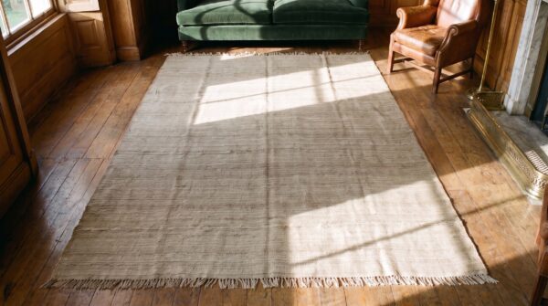 Antique kilim - n. W. Persian persian ivory 1930s rug 2 Antique kilim - n. W. Persian persian ivory 1930s rug (sku 19545) - styled overhead view