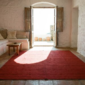 Antique Kilim - N.W. Persian Red 1940s Rug (SKU 20377) - room view
