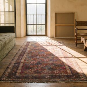 Antique Kurdish Long and Narrow Wool Rug (SKU 18209) - room view
