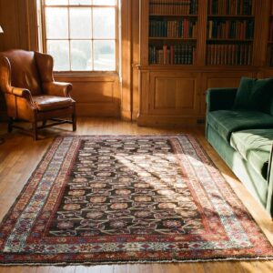 Antique Kurdish Small Scatter Size Wool Rug (SKU 17321) - room view