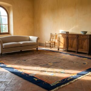 Antique Large Hand Knotted Pile Rug (SKU 24290) - room view