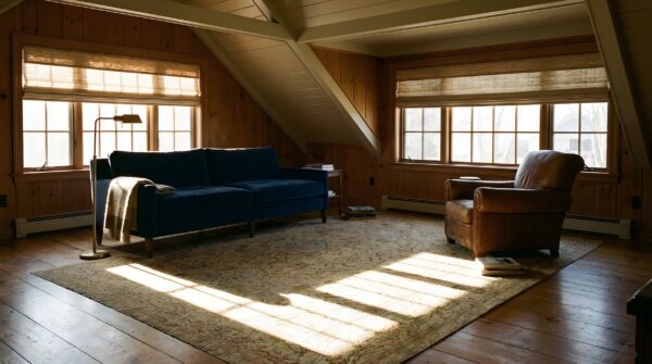 Antique large amritsar indian allover knotted rug (sku 23884) - room view