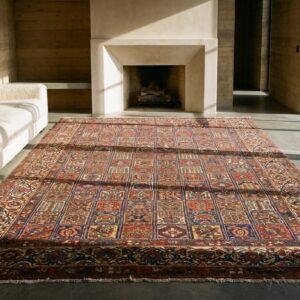 Antique Large Bakhtiari Persian Knotted Rug (SKU 18943) - room view