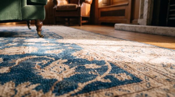 Antique large bibikabad persian knotted rug 10 Antique large bibikabad persian knotted rug (sku 21465) - in-room detail