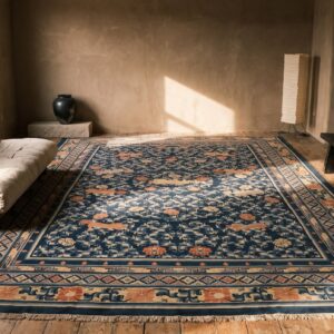 Antique Large Chinese - Ningxia Knotted Rug (SKU 23066) - room view