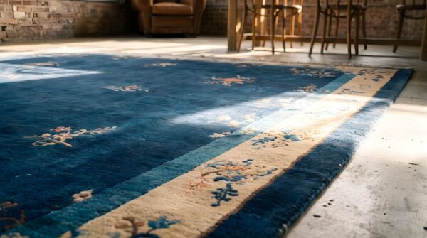 Antique large chinese - peking chinese knotted rug classic 8 Antique large chinese - peking chinese knotted rug classic (sku 22740) - in-room detail