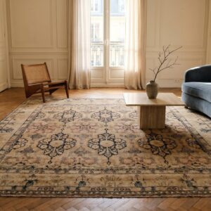 Antique Large Esfahan Persian Knotted Rug (SKU 19012) - room view