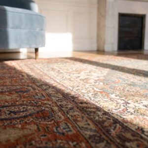 Antique Large N.W. Persian Persian Knotted Rug (SKU 18931) - in-room detail