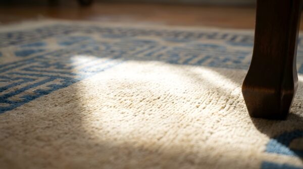 Antique large peking chinese geometric knotted dragon rug 11 Antique large peking chinese geometric knotted dragon rug (sku 24851) - in-room detail