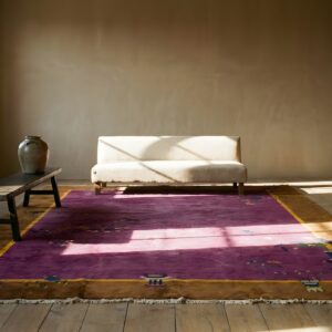 Large Room Size Purple Antique Chinese Art Deco carpet (SKU 23514) - room view