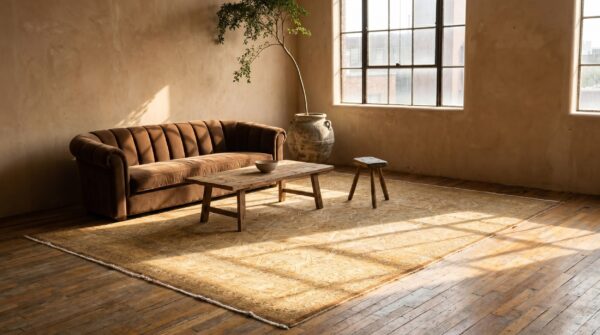 Light decorative allover design antique persian room size tabriz rug 6 Light decorative allover design antique persian room size tabriz rug (sku 19087) - room view