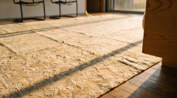 Light washed out decorative antique large size indian carpet 11 Light washed out decorative antique large size indian carpet (sku 19642) - in-room detail