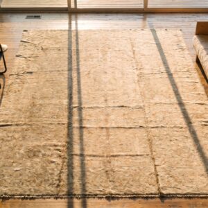 Light Washed Out Decorative Antique Large Size Indian Carpet (SKU 19642) - styled overhead view