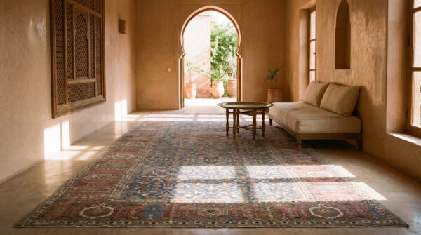 Long and narrow rare antique 18th century caucasian gallery carpet (sku 24434) - room view