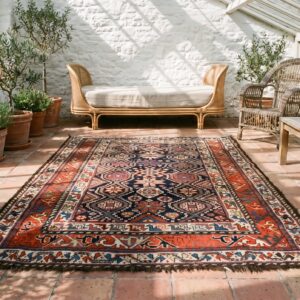 Antique Luri Persian Knotted Rug (SKU 21292) - room view