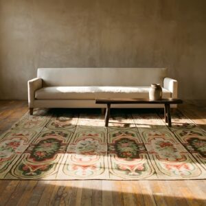 Magnificent Romanian Antique Flat Weave European Bessarabian Kilim Rug (SKU 23694) - room view