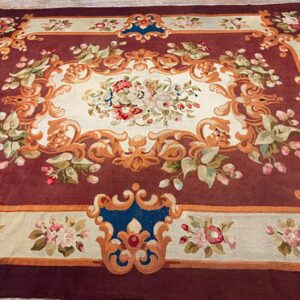 Mid 19th Century Floral French Aubusson - detail view 1