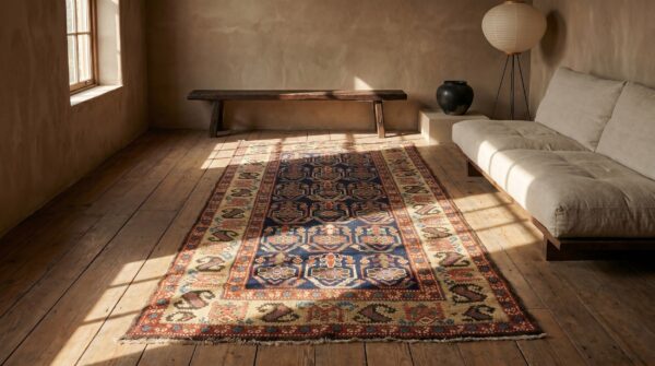 Mid 19th century antique persian kurdish hallway runner rug 7 Mid 19th century antique persian kurdish hallway runner rug (sku 19009) - room view